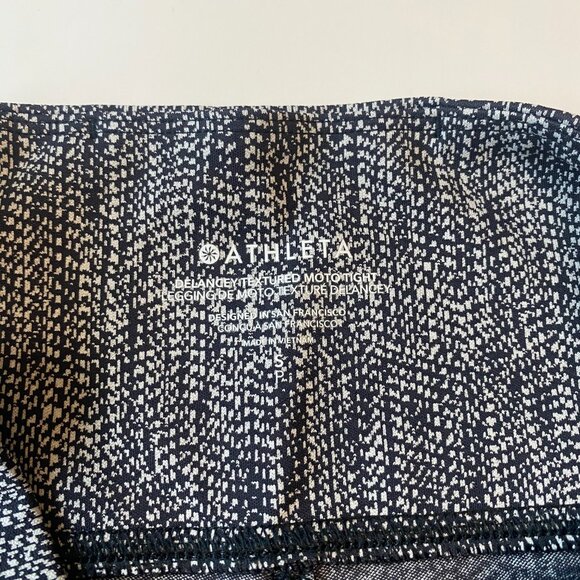 NWT Athleta Delancey Textured Moto Tight‎ Leggings Braiden Black Women's Small - Picture 10 of 12